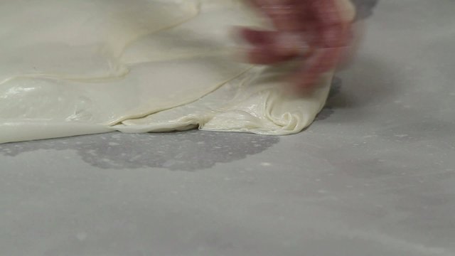 Preparation of dough