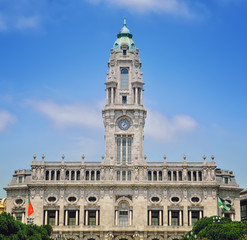 Naklejka premium City Hall of Porto, Portugal