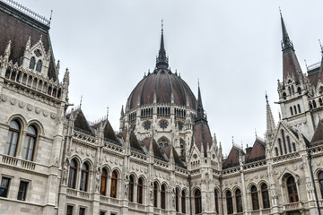 Fototapeta na wymiar Hungarian Parliament Building - Budapest, Hungary