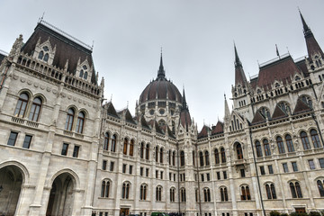 Fototapeta na wymiar Hungarian Parliament Building - Budapest, Hungary