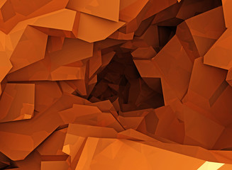 Orange cave