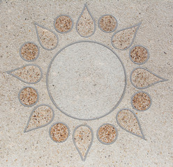 Obraz premium outdoor pattern floor