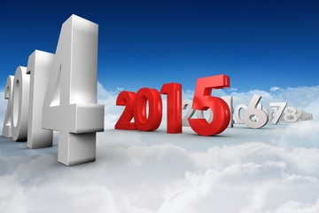 Composite image of 2015 red