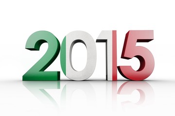 Composite image of italy national flag