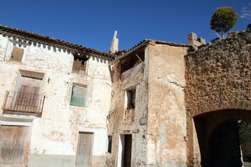 Fototapeta na wymiar Manzanera village, Javalambre mountains,Teruel,Aragon,Spain