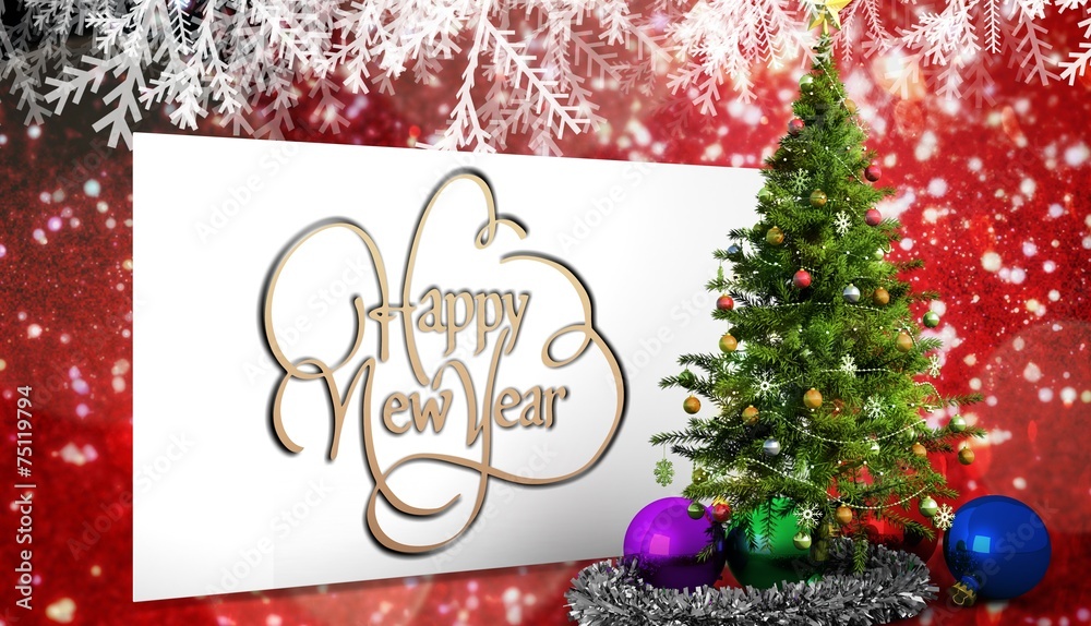 Poster composite image of happy new year