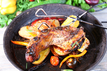 Grilled Lamb steak