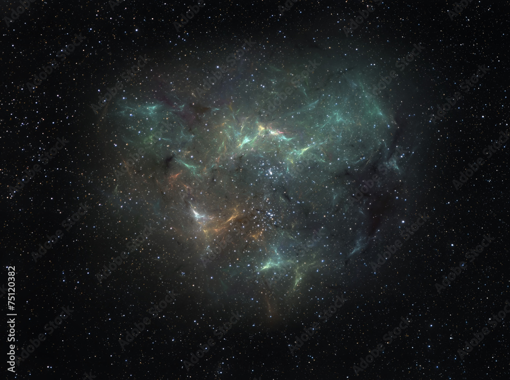 Wall mural interstellar cloud