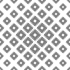 Seamless cornered spiral pattern