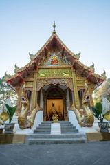 Obraz premium Wat Phra That Doi Tung, Chiang Rai, Thailand.