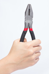 Pliers in hand