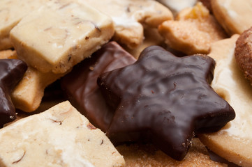 assortiment de petits-fours de noël
