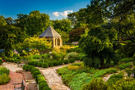 View of the Bishop's Garden at the Washington National Cathedral