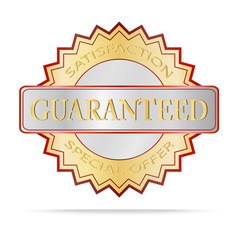 Luxury Gold and silver  guarantee shields label