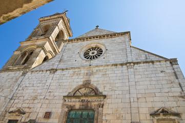 Fototapeta na wymiar Cathedral of Assunta. Minervino Murge. Puglia. Italy.