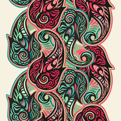 Paisley seamless pattern