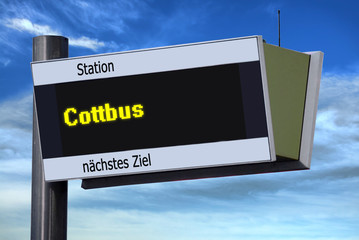 Anzeigetafel 6 - Cottbus