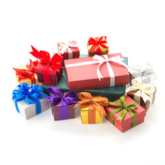 Gift box isolated on white