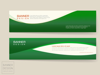 banner design templates set