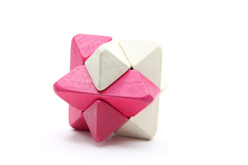 wooden cube puzzle