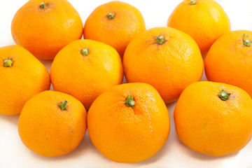 Japanese mandarin orange also known as a mikan