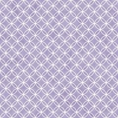 Purple and White Interlocking Circles Tiles Pattern Repeat Backg