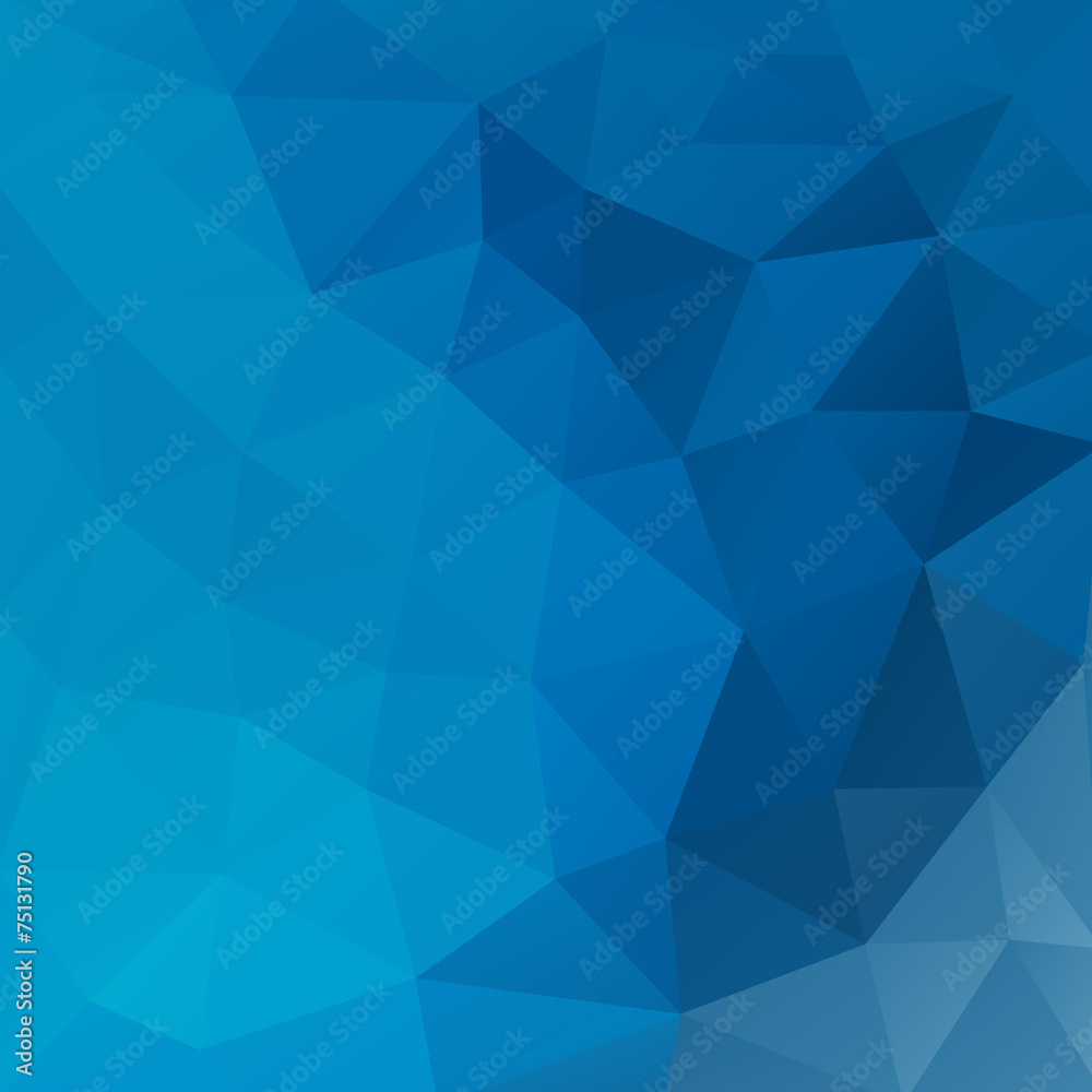 Wall mural triangular background