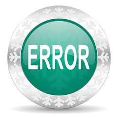error green icon, christmas button