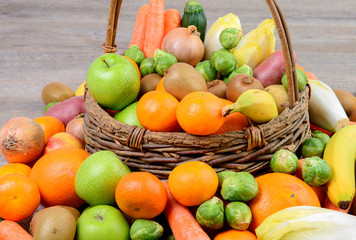 fruit and vegetable basket