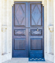old wooden door