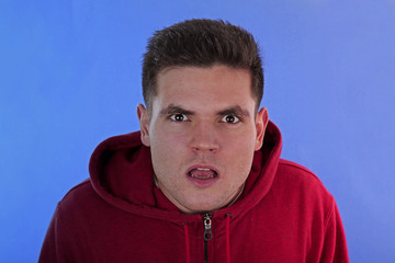 Verärgerter Mann