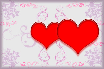 Valentine hearts