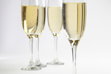 champagne glasses