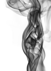 smoke on white background