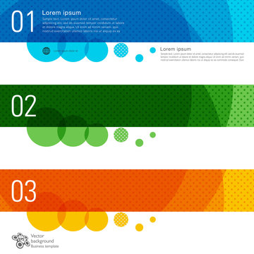 Infographics Web Banner & Label Design