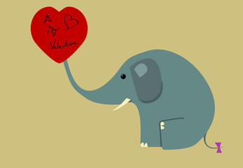 Valentine Elephant
