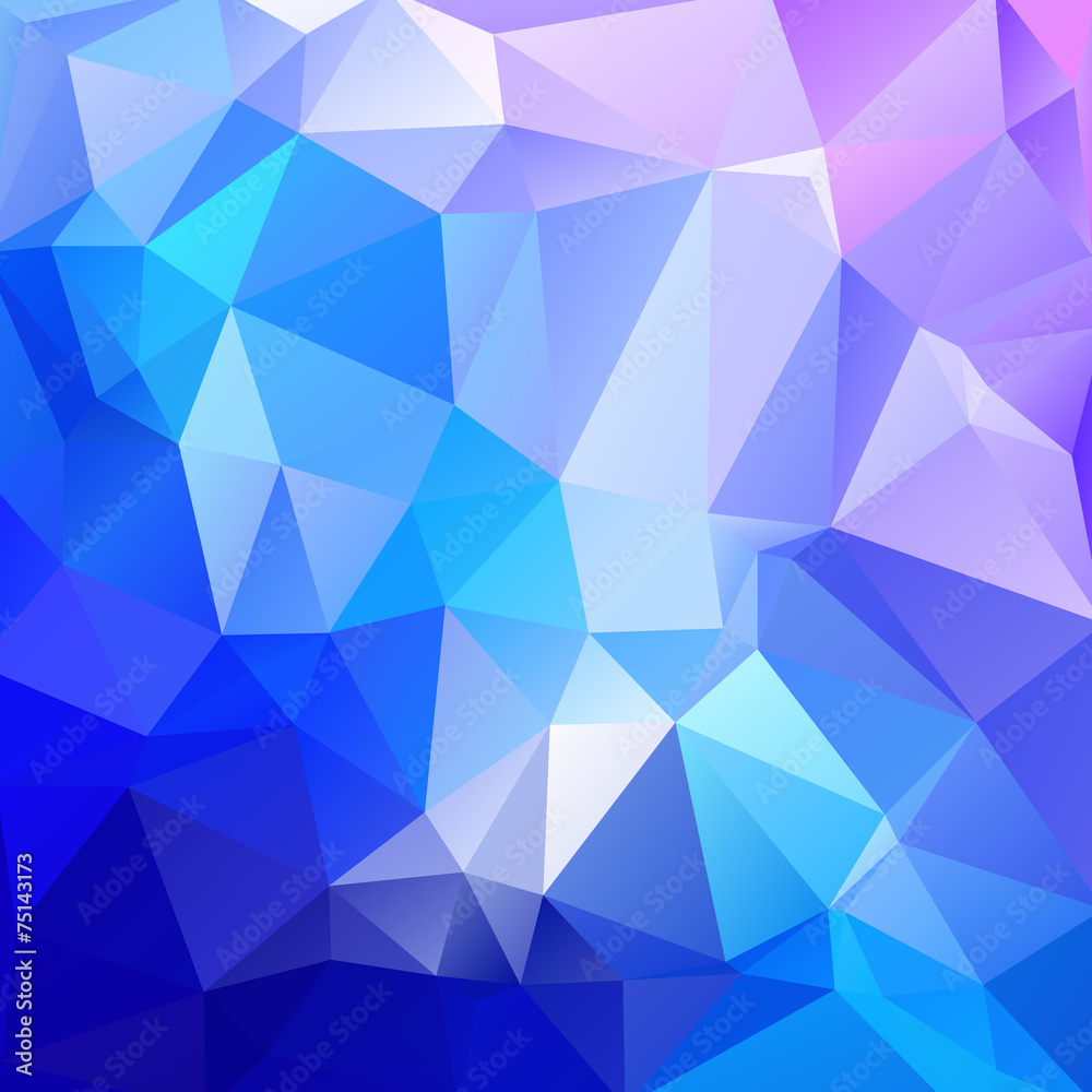 Wall mural triangular background
