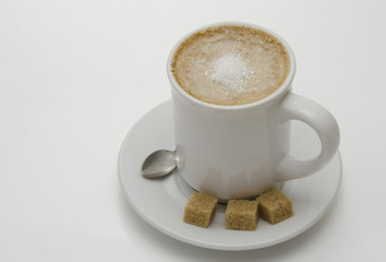 Cappucino with coconut