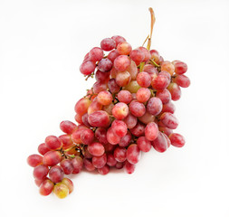 Bunch of red grapes