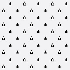 Naklejka premium New Year minimalistic pattern