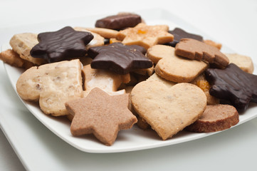 assortiment de petits-fours de noël