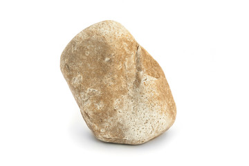stone on white background