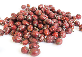 Dried rose hip briar