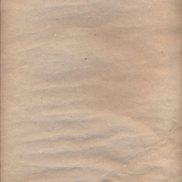 Antique brown crumpled paper texture