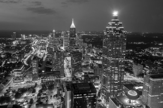 Fototapeta Skyline of downtown Atlanta, Georgia