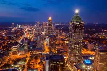 Foto auf Acrylglas Skyline of downtown Atlanta, Georgia © f11photo