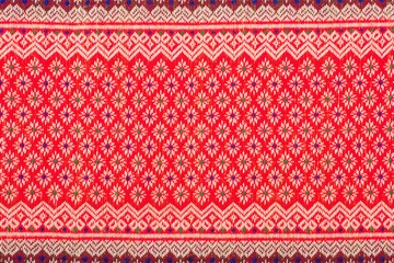 Thai sarong pattern.