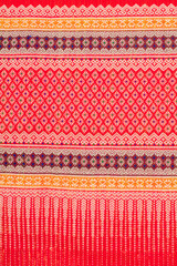 Thai sarong pattern.