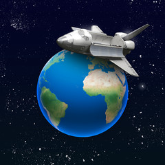 Shuttle su terra © The Creative Box