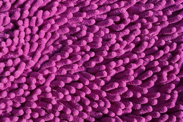 Beautiful backdrop purple carpet fiber.